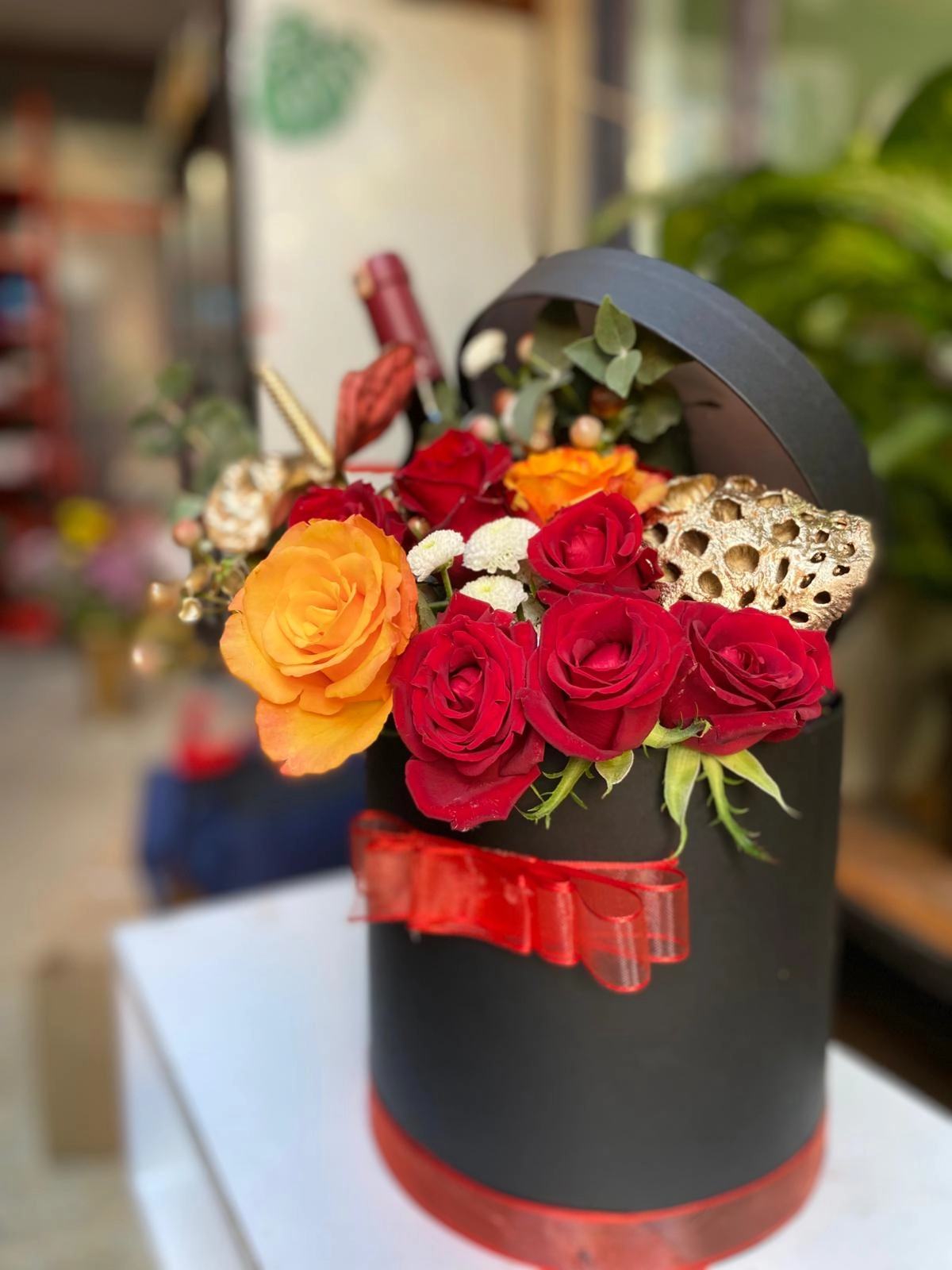 Kutuda Kırmızı Güller